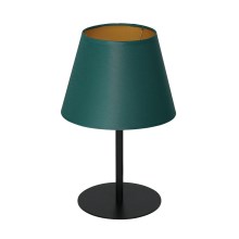 Bordlampe ARDEN 1xE27/60W/230V diameter 20 cm grøn/gylden