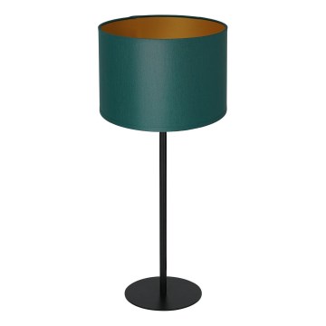 Bordlampe ARDEN 1xE27/60W/230V diameter 25 cm grøn/guldfarvet