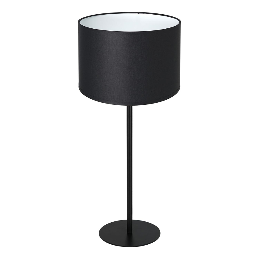 Bordlampe ARDEN 1xE27/60W/230V diameter 25 cm sort/hvid