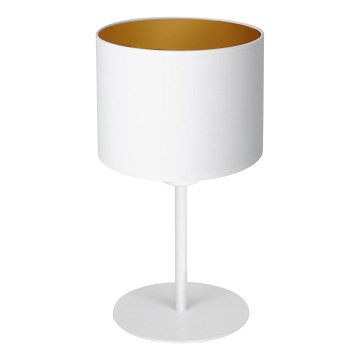 Bordlampe ARDEN 1xE27/60W/230V pr. 18 cm hvid/guld