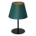 Bordlampe ARDEN 1xE27/60W/230V Ø 20 cm grøn/guld