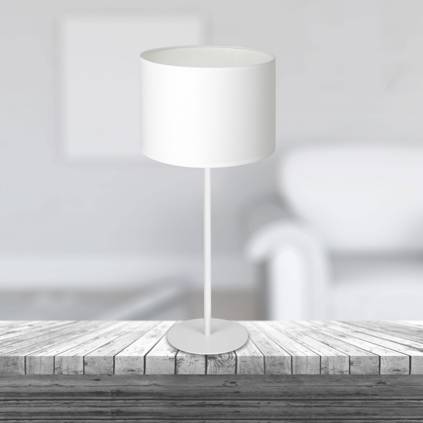 Bordlampe ARDEN 1xE27/60W/230V pr. 25 cm hvid