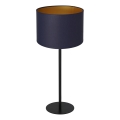 Bordlampe ARDEN 1xE27/60W/230V Ø 25 cm lilla/guld