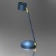 Bordlampe ARENA 1xGX53/11W/230V blå/gylden