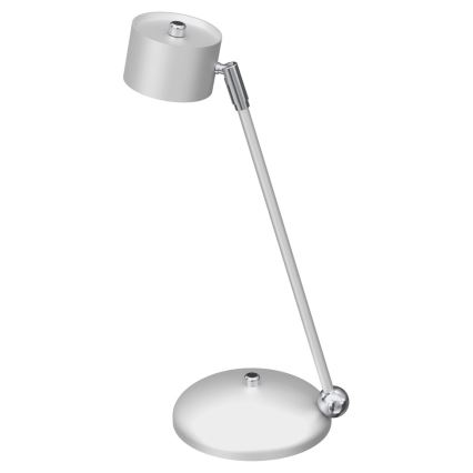 Bordlampe ARENA 1xGX53/11W/230V hvid/skinnende krom