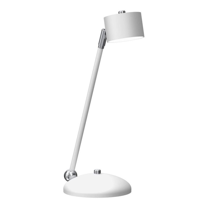 Bordlampe ARENA 1xGX53/11W/230V hvid/skinnende krom