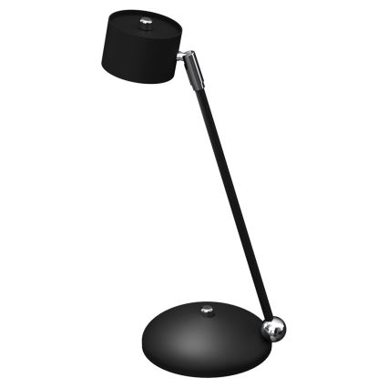 Bordlampe ARENA 1xGX53/11W/230V sort/skinnende krom