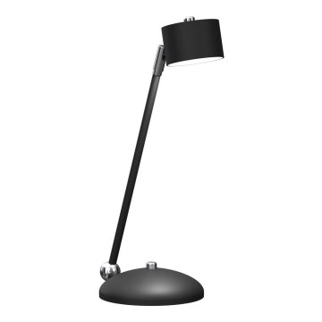 Bordlampe ARENA 1xGX53/11W/230V sort/skinnende krom