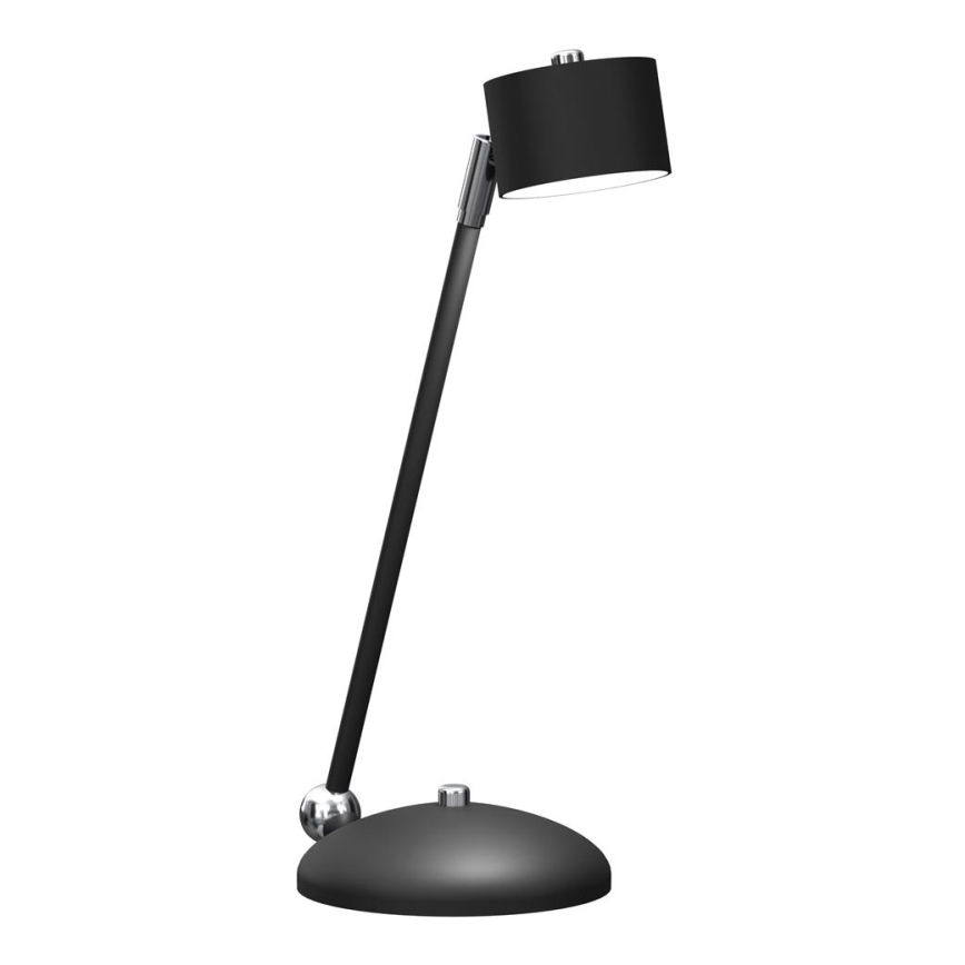 Bordlampe ARENA 1xGX53/11W/230V sort/skinnende krom
