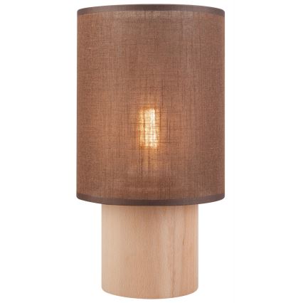 Bordlampe ARI TABLE 1xE27/60W/230V brun/bøg