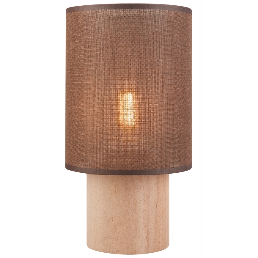 Bordlampe ARI TABLE 1xE27/60W/230V brun/bøg