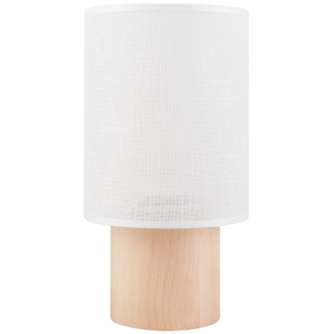 Bordlampe ARI TABLE 1xE27/60W/230V hvid/bøg