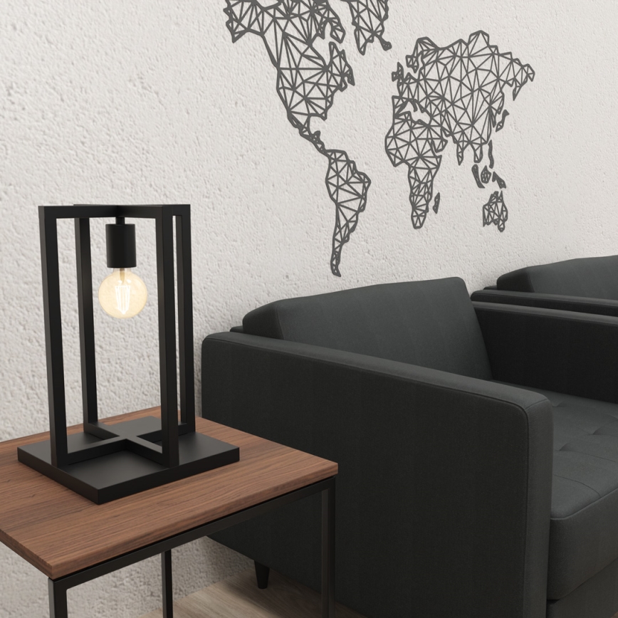 Bordlampe ARNOLD 1xE27/60W/230V sort