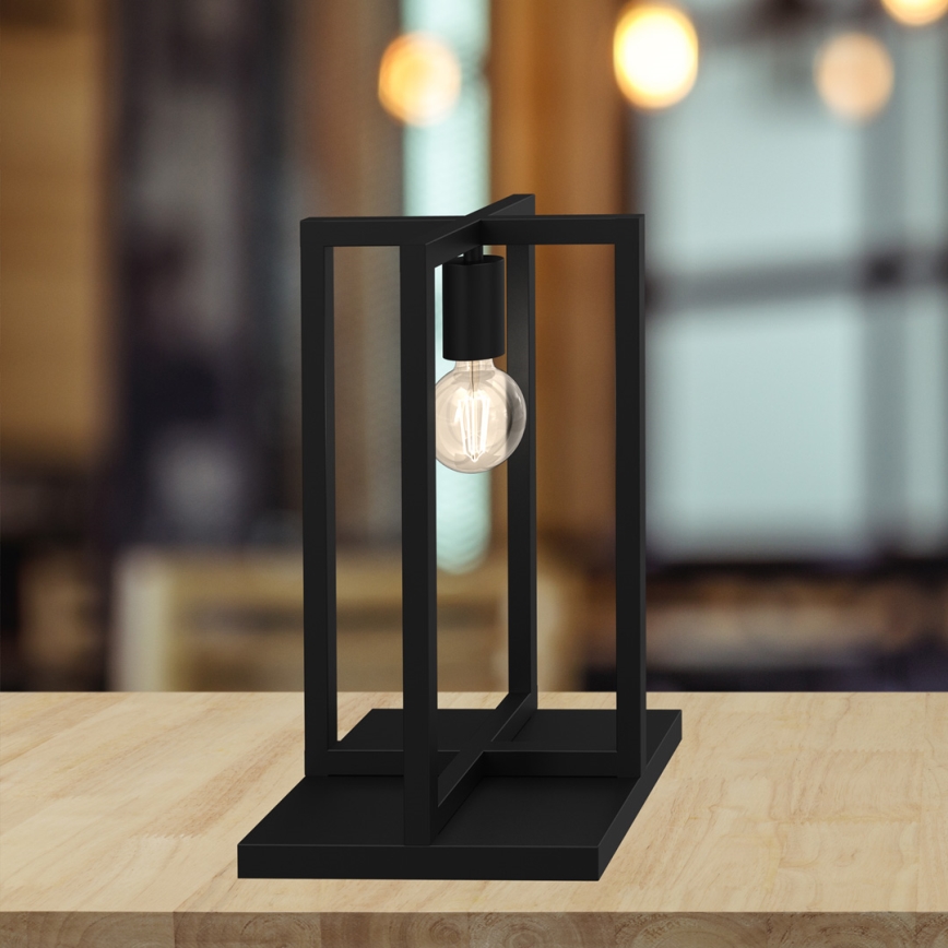 Bordlampe ARNOLD 1xE27/60W/230V sort