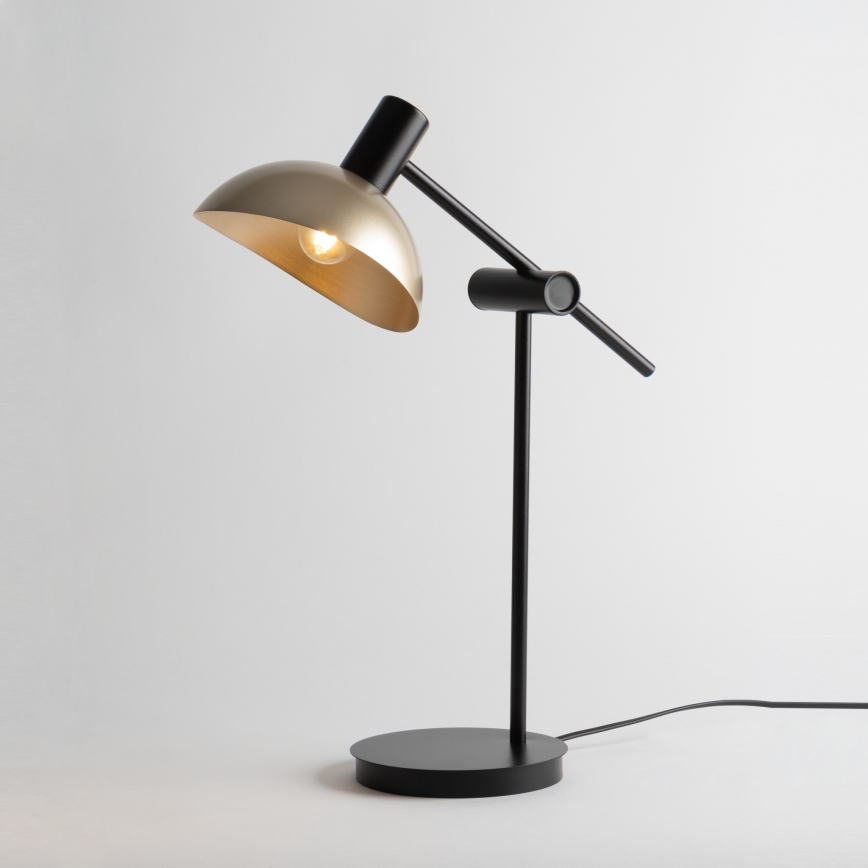 Bordlampe ARTIS 1xE14/40W/230V sort/guldfarvet
