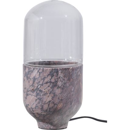 Bordlampe ASEL 1xE27/25W/230V marmor grå/brun