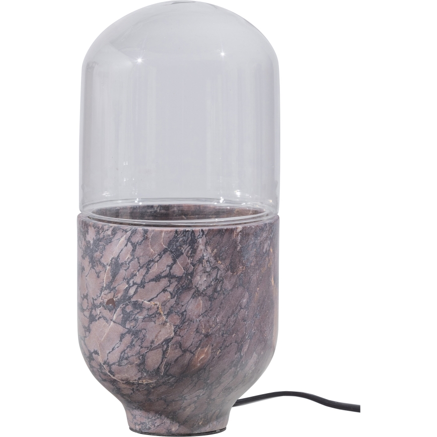 Bordlampe ASEL 1xE27/25W/230V marmor grå/brun