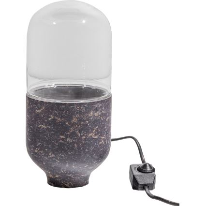 Bordlampe ASEL 1xE27/25W/230V marmor grå/brun