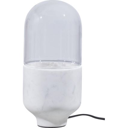 Bordlampe ASEL 1xE27/25W/230V marmor hvid