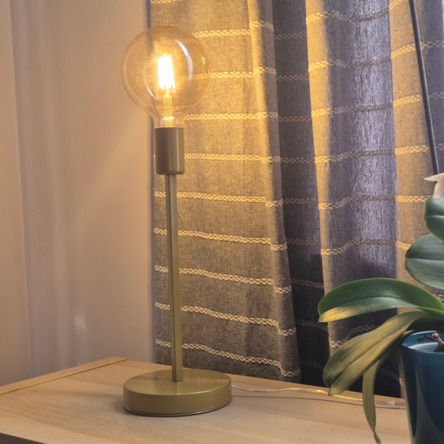 Bordlampe ASTRID 1xE27/60W/230V guldfarvet