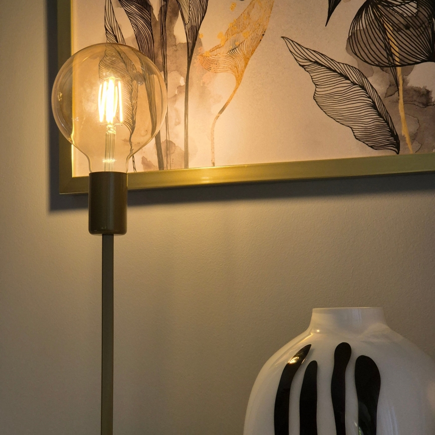 Bordlampe ASTRID 1xE27/60W/230V guldfarvet