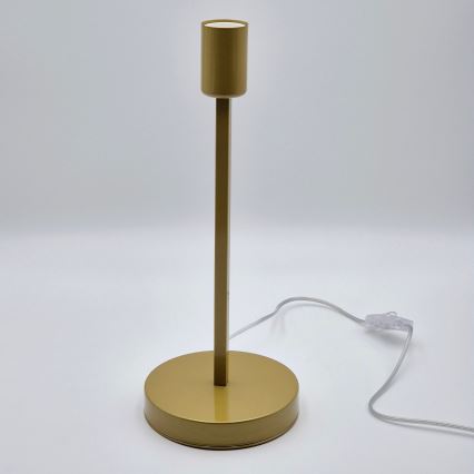 Bordlampe ASTRID 1xE27/60W/230V guldfarvet