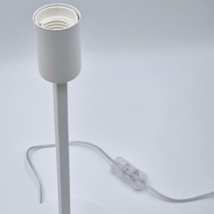 Bordlampe ASTRID 1xE27/60W/230V hvid