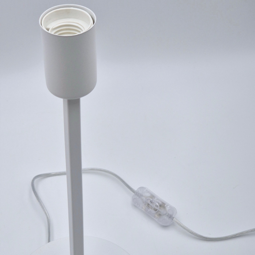 Bordlampe ASTRID 1xE27/60W/230V hvid