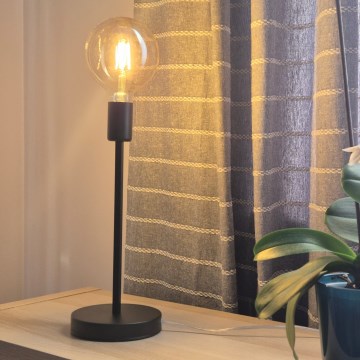 Bordlampe ASTRID 1xE27/60W/230V mat sort
