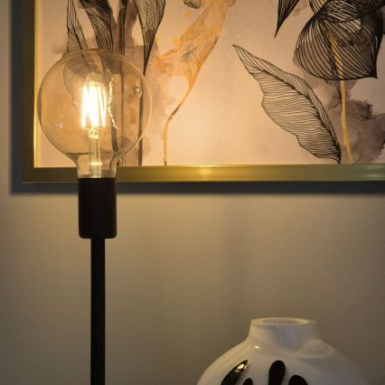 Bordlampe ASTRID 1xE27/60W/230V mat sort