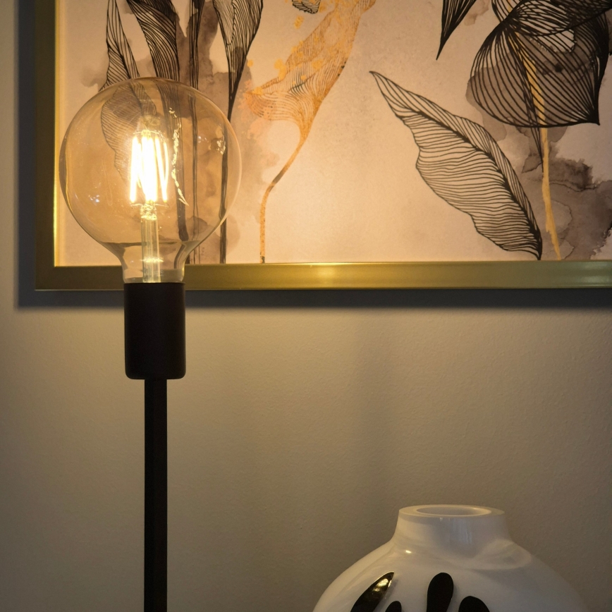 Bordlampe ASTRID 1xE27/60W/230V mat sort