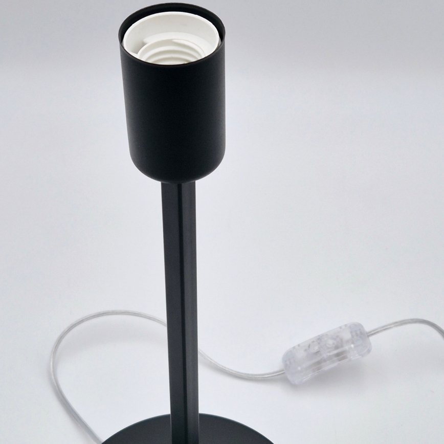 Bordlampe ASTRID 1xE27/60W/230V mat sort