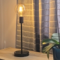 Bordlampe ASTRID 1xE27/60W/230V skinnende sort