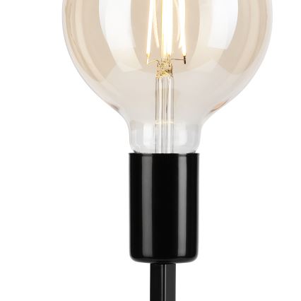 Bordlampe ASTRID 1xE27/60W/230V skinnende sort