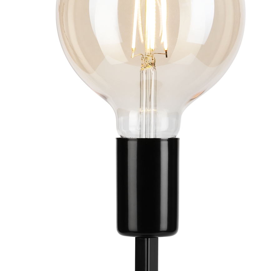 Bordlampe ASTRID 1xE27/60W/230V skinnende sort