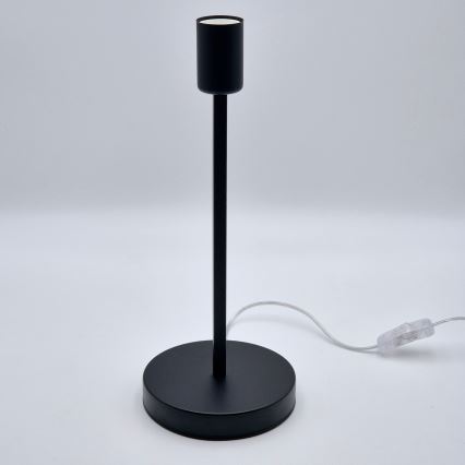 Bordlampe ASTRID 1xE27/60W/230V skinnende sort