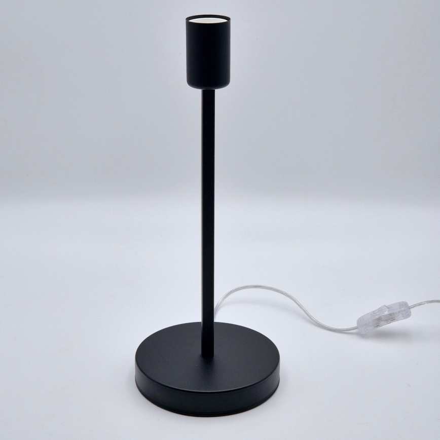Bordlampe ASTRID 1xE27/60W/230V skinnende sort