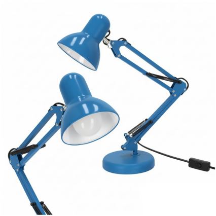 Bordlampe AURIQ 1xE27/60W/230V blå