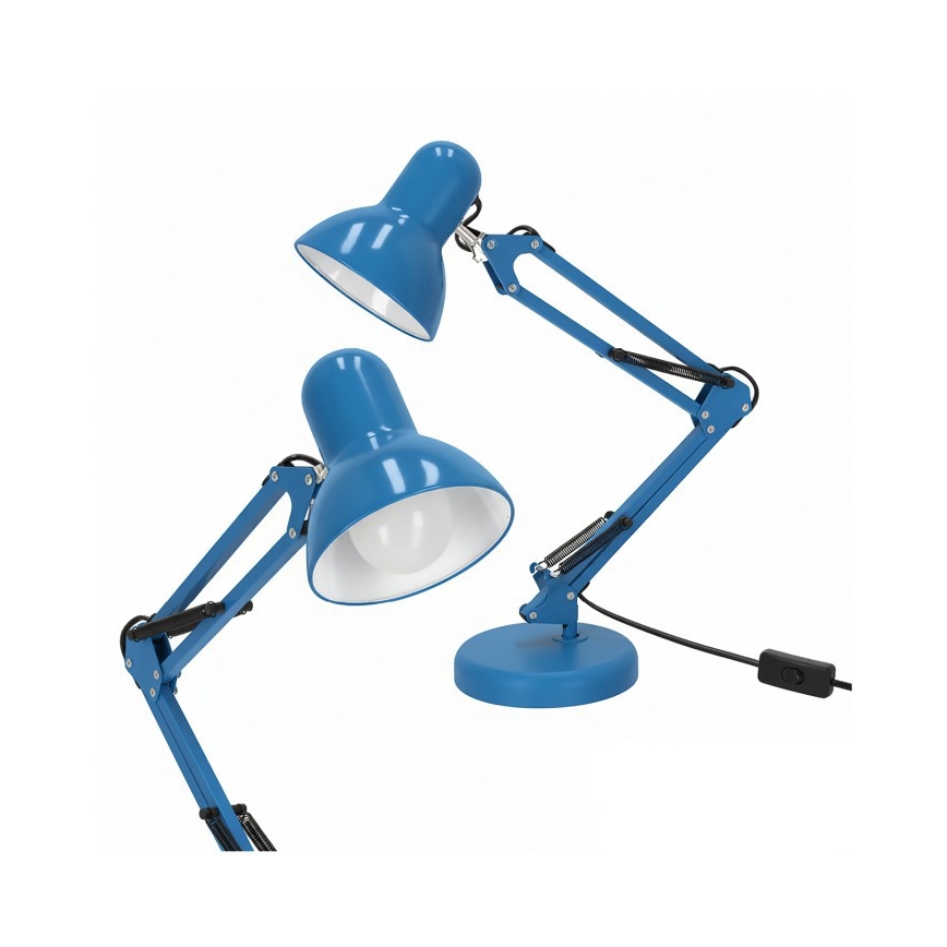 Bordlampe AURIQ 1xE27/60W/230V blå