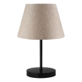 Bordlampe AYD 1xE27/40W/230V beige/sort