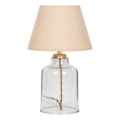 Bordlampe AYD 1xE27/40W/230V beige/transparent