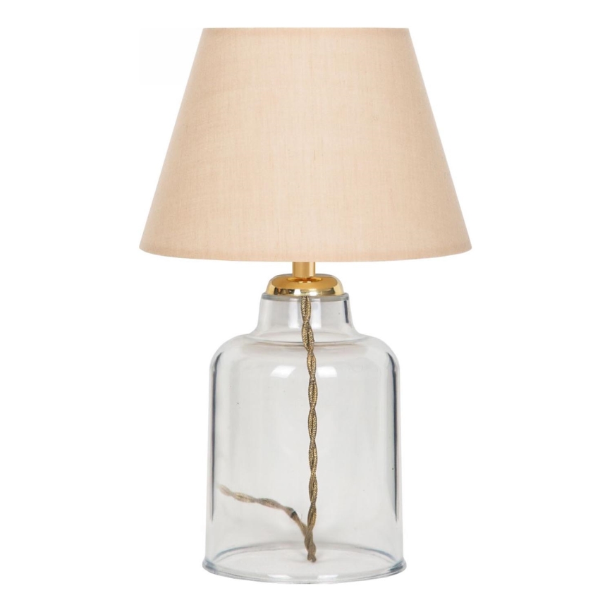 Bordlampe AYD 1xE27/40W/230V beige/transparent