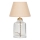 Bordlampe AYD 1xE27/40W/230V beige/transparent