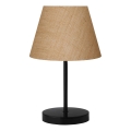 Bordlampe AYD 1xE27/40W/230V brun/sort