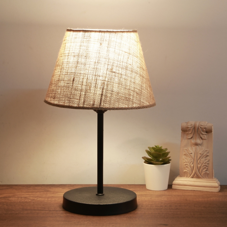 Bordlampe AYD 1xE27/40W/230V brun/sort