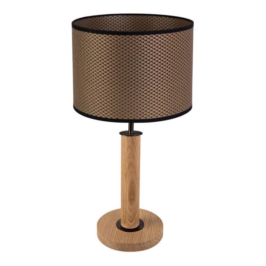 Bordlampe BENITA 1xE27/60W/230V 48 cm brun/eg
