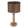 Bordlampe BENITA 1xE27/60W/230V 48 cm brun/eg