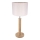 Bordlampe BENITA 1xE27/60W/230V 61 cm cremefarvet/eg