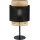 Bordlampe BOHO 1xE27/15W/230V sort/rattan