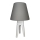 Bordlampe CONE 1xE27/60W/230V hvid/grå